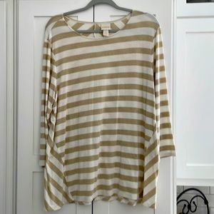 NWOT ~ CHICO Brand tunic top SIZE 3
